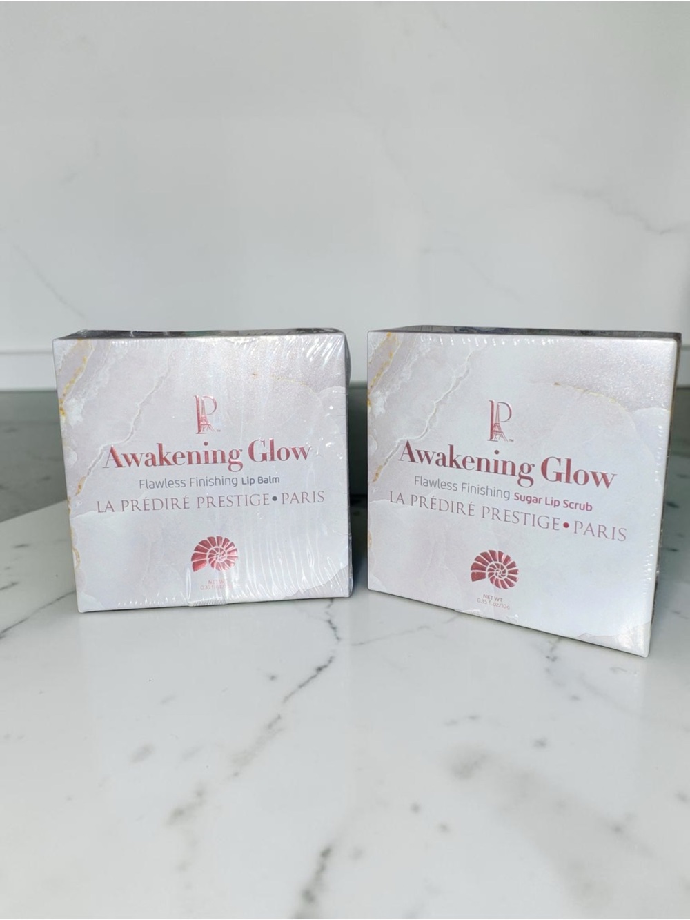 La Prédiré Prestige Awakening Glow Lip Balm & Sugar Lip Scrub Set NEW